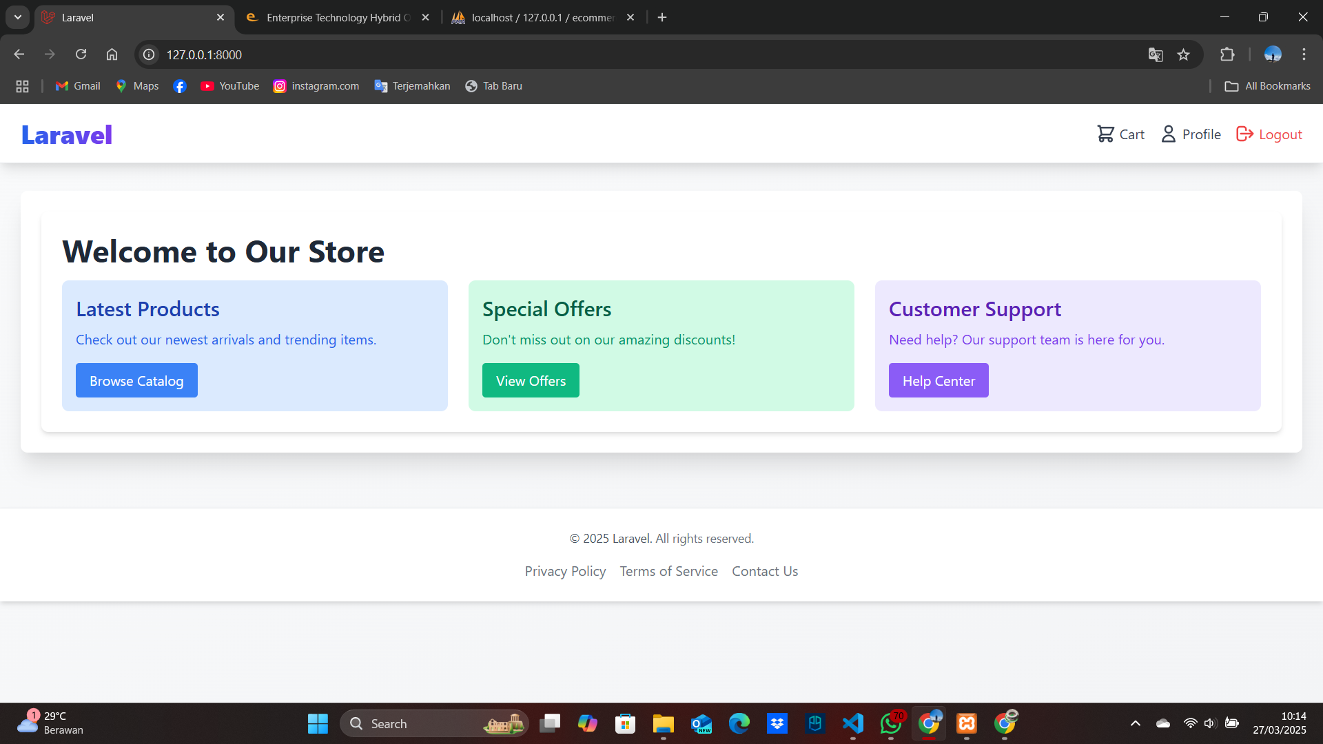 Web Ecommerce Toko Elektronik Imam Jam Di Pasar Desa Sidobandung
